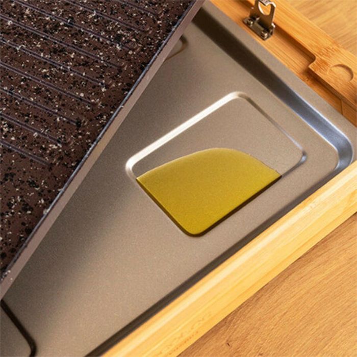 Plancha de Cocina Cecotec Tasty&Grill 2000 Bamboo MixStone 200W 3