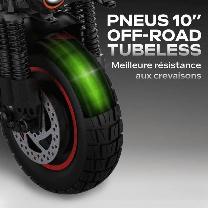 Patinete eléctrico todoterreno - URBANGLIDE - ECROSS PRO BOOST 2 - 10 - 48V - 1600 W Doble motor - 13Ah - Autonomía 50KM 5 Patinete eléctrico todoterreno - URBANGLIDE - ECROSS PRO BOOST 2 - 10 - 48V - 1600 W Doble motor - 13Ah - Autonomía 50KM 5