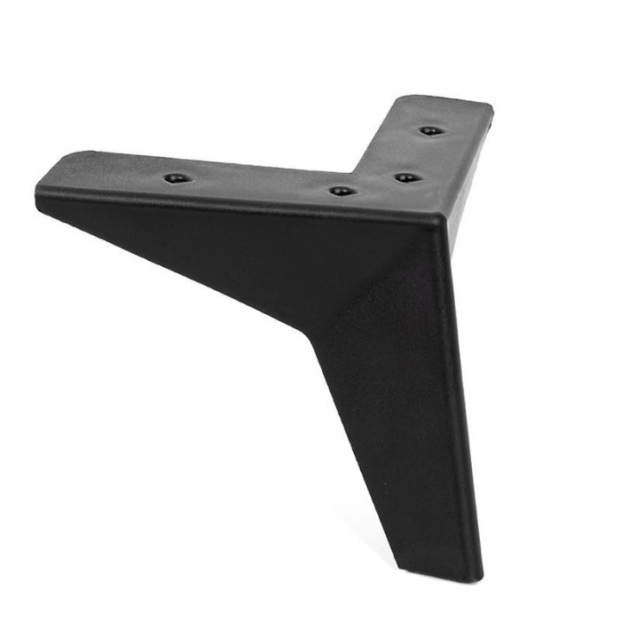 Q&Q Pata Plástico Modelo Togo 130x130mm, Blanco Mate, Negro Mate y Madera, Altura H120 para Muebles 1 Q&Q Pata Plástico Modelo Togo 130x130mm, Blanco Mate, Negro Mate y Madera, Altura H120 para Muebles 1