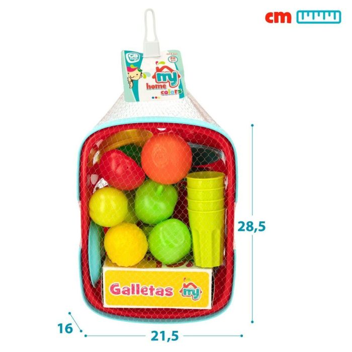 Set de Alimentos de Juguete Colorbaby Menaje y utensilios de cocina 33 Piezas (12 Unidades) 1 Set de Alimentos de Juguete Colorbaby Menaje y utensilios de cocina 33 Piezas (12 Unidades) 1