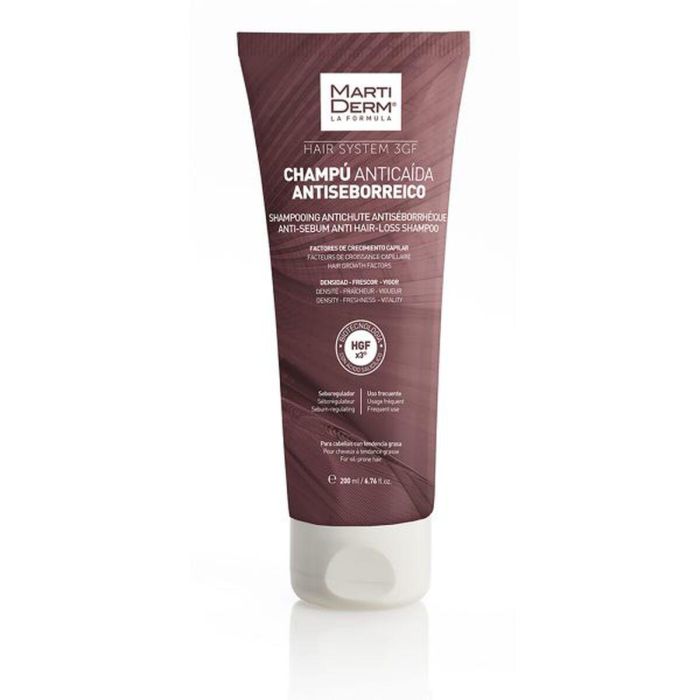 Martiderm Hair System Champú Anticaída Antiseborreico 200 mL 2 Martiderm Hair System Champú Anticaída Antiseborreico 200 mL 2