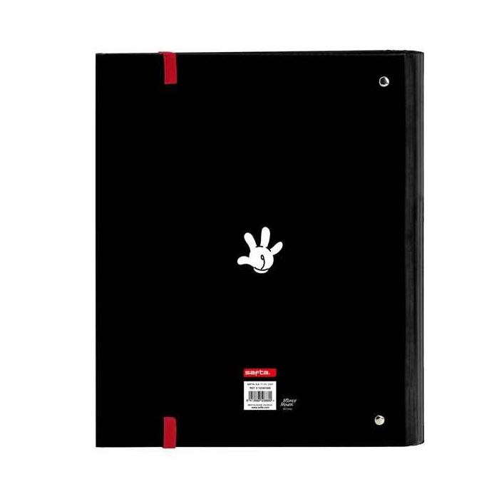 Safta Carpeta de Anillas 4x35mm A4 T-Duras C-Goma Mickey Mouse "Mickey Mood" 100H 3