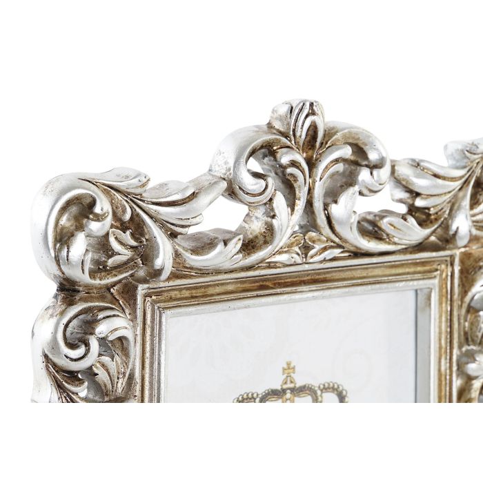 DKD Home Decor Marco de Foto 2x25x18cm Dorado Resina para Foto 10x15cm 4