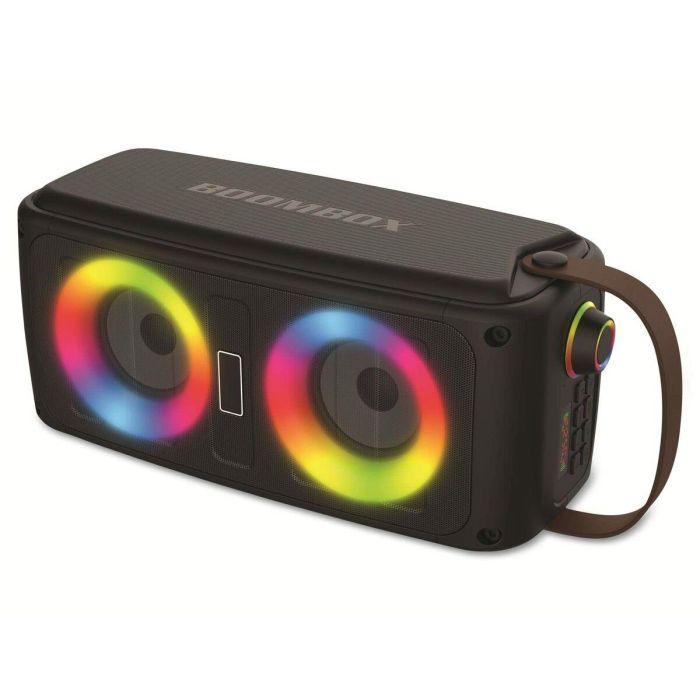 Altavoz Bluetooth Portátil Denver Electronics Negro LED RGB 1 Altavoz Bluetooth Portátil Denver Electronics Negro LED RGB 1