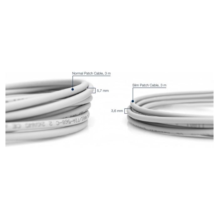 Digitus Cable Patch U/FTP Cat 6 Slim 10m Gris RJ-45 STP