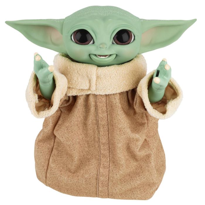 Hasbro Galactic Snackin Grogu Figura Interactiva Baby Yoda The Child Mandalorian Star Wars 23cm Sonidos y Movimientos +4 Años 0 Hasbro Galactic Snackin Grogu Figura Interactiva Baby Yoda The Child Mandalorian Star Wars 23cm Sonidos y Movimientos +4 Años 0