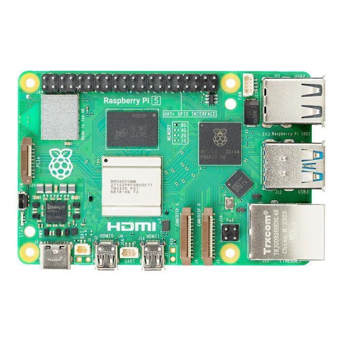 Raspberry Pi BCM2712 2.4GHz 64-bit Arm Cortex-A76, SDRAM 16GB, VideoCore VII GPU, 4Kp60 HDMI, Bluetooth 5.0, 802.11ac Wi-Fi 1 Raspberry Pi BCM2712 2.4GHz 64-bit Arm Cortex-A76, SDRAM 16GB, VideoCore VII GPU, 4Kp60 HDMI, Bluetooth 5.0, 802.11ac Wi-Fi 1