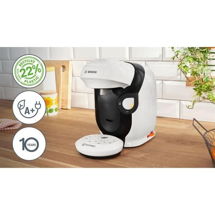 Cafetera multibebidas BOSCH TASSIMO T11 Style blanca 1400 W 1