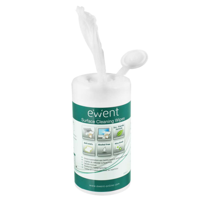 Toallitas Humedas Universales Ewent 100Pz Toallitas Humedas Universales Ewent 100Pz