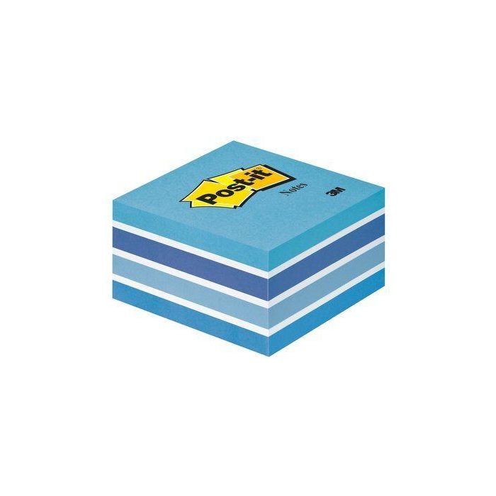 Post-It Cubo de Notas Multicolor 5x90 Hojas 76x76 mm Tonos Azul Pastel 0 Post-It Cubo de Notas Multicolor 5x90 Hojas 76x76 mm Tonos Azul Pastel 0