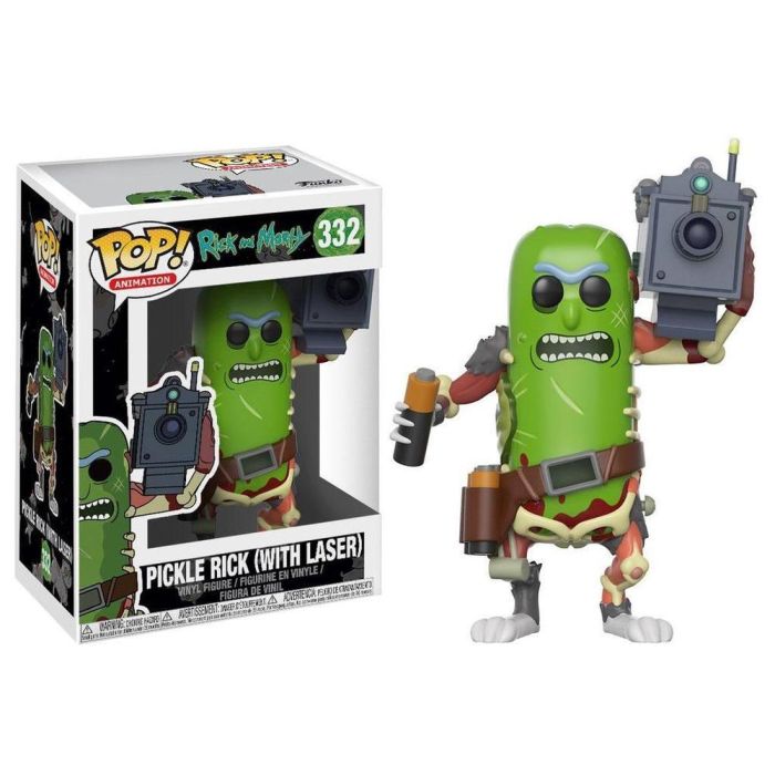 Funko #332 POP! Animation Rick y Morty Figura Pickle Rick con Láser de Vinilo 9 cm 1 Funko #332 POP! Animation Rick y Morty Figura Pickle Rick con Láser de Vinilo 9 cm 1