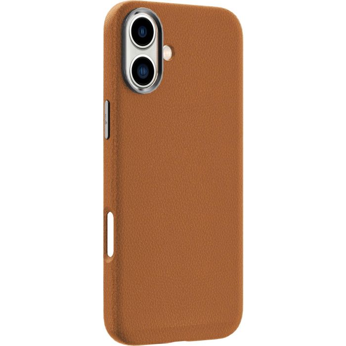 eSTUFF INFINITE VENICE Funda de cuero magnética para iPhone 16 - Marron - 86% plástico reciclado eSTUFF INFINITE VENICE Funda de cuero magnética para iPhone 16 - Marron - 86% plástico reciclado