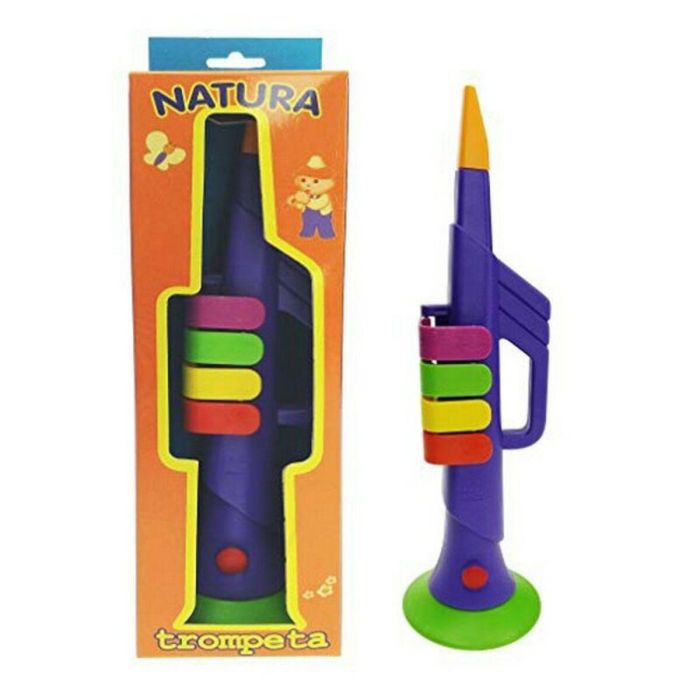 Trompeta 4 notas 29 cm, en estuche 1 Trompeta 4 notas 29 cm, en estuche 1