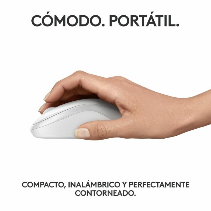 Ratón Logitech M240 Blanco 1