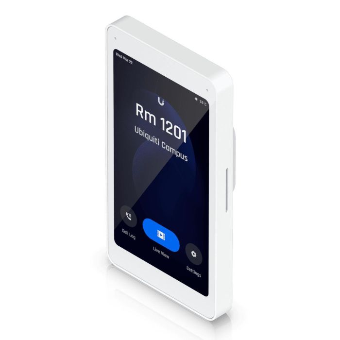 Ubiquiti Pantalla Táctil PoE 5" para Intercomunicador y Control de Acceso, Gestión de Visitas, Montaje Interior 720x1280p 7