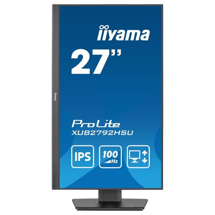 iiyama XUB2792HSU-B6 Monitor 27" 1920x1080 FHD IPS 100Hz 0,4ms HDMI DP Altavoces Negro 7