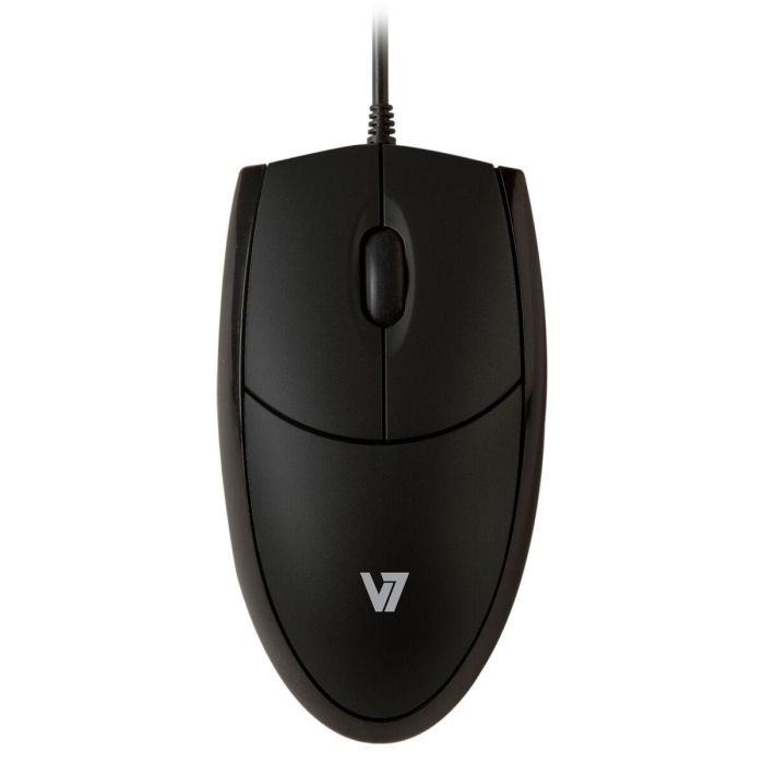 Ratón V7 MV3000010-BLK-5E Negro 1000 dpi 1