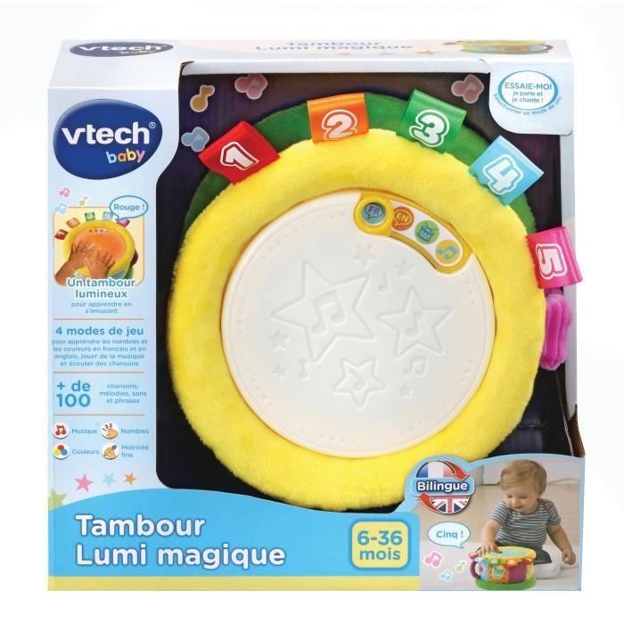 Vtech Baby - Tambor Lumi Magique - 6-36 meses 2 Vtech Baby - Tambor Lumi Magique - 6-36 meses 2