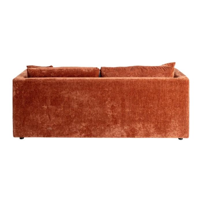 Sofá 3 Plazas Teja Tejido-Madera 210 X 96 X 86 cm