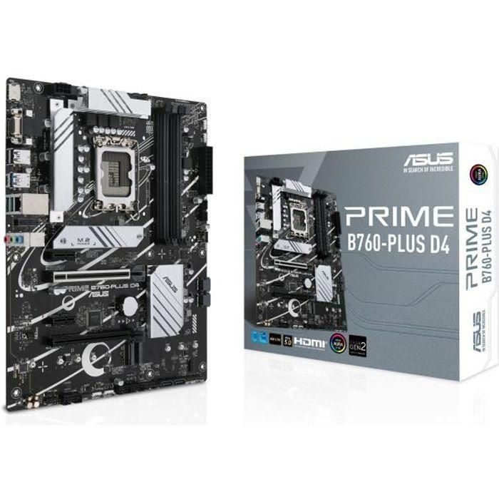 Asus 90MB1CW0-M1EAY0 Placa Base PRIME B760-PLUS D4 para Intel Socket 1700, DDR4, PCIe 5.0, ATX 0 Asus 90MB1CW0-M1EAY0 Placa Base PRIME B760-PLUS D4 para Intel Socket 1700, DDR4, PCIe 5.0, ATX 0