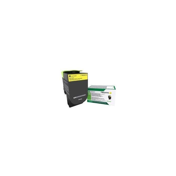 Lexmark Toner Amarillo Cs-Cx 417, 517 - Gran Rendimiento Retornable