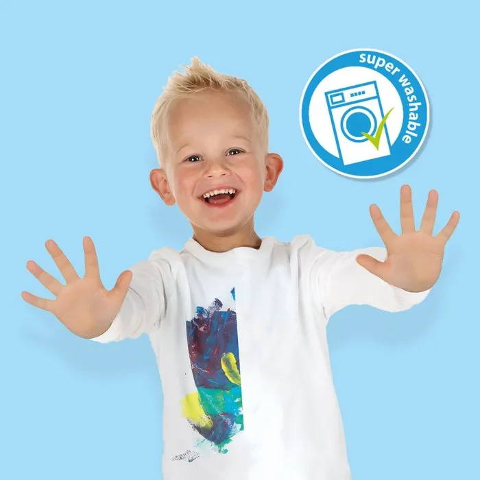 Ses Creative SES8710341003845 Glitter gouache (6x45ml) Colores Brillantes Opacos Envase Práctico 3