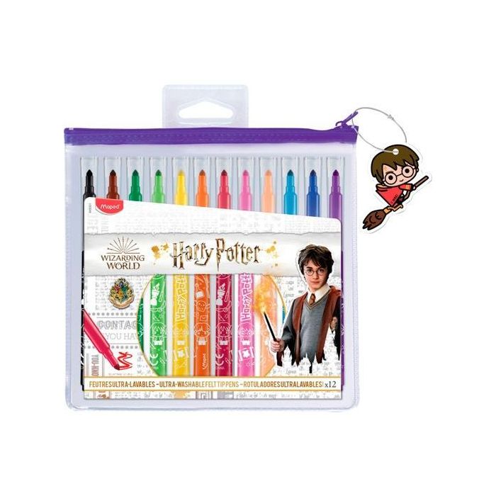 Maped Rotuladores Harry Potter Pouch Estuche De 12 C-Surtidos