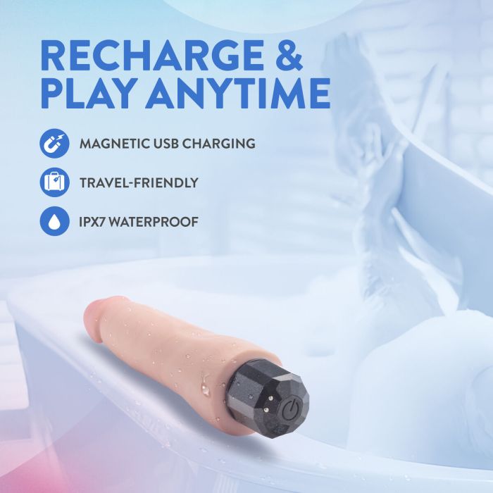 Vibrador realista Blush Au Naturel 14 Vibrador realista Blush Au Naturel 14