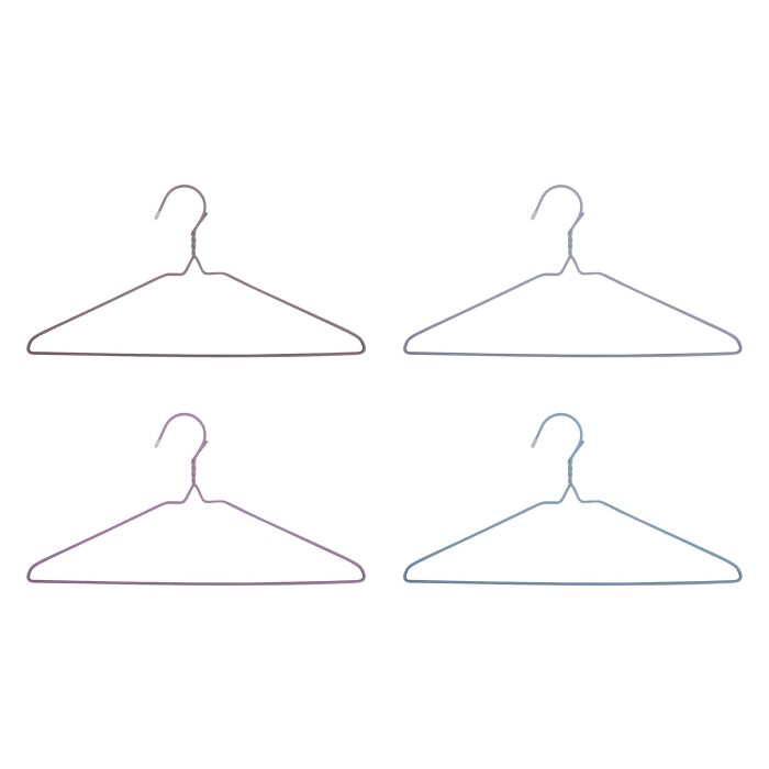 Inde Set 10 Perchas Metal Plastificado 40.5 cm Confortime (24 Unidades)