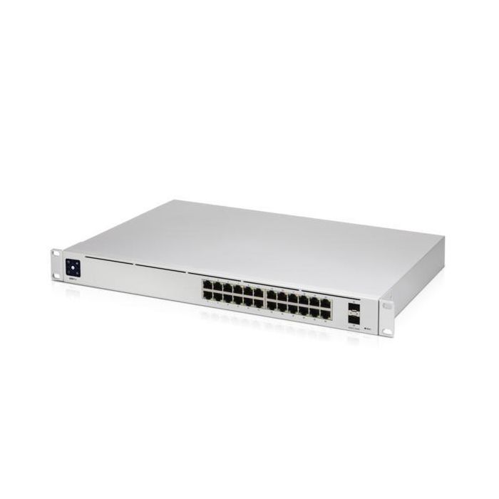 Ubiquiti (24) Gigabit RJ45 ports, (2) 10G SFP+ ports, L2/L3, 1.3" touchscreen display 4 Ubiquiti (24) Gigabit RJ45 ports, (2) 10G SFP+ ports, L2/L3, 1.3" touchscreen display 4