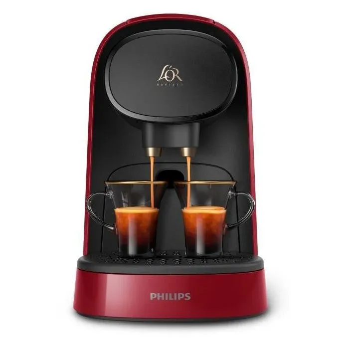 Philips L'Or Barista LM8012/51 Máquina de Café de Cápsulas Espresso Doble o 2 Tazas - Rojo 1