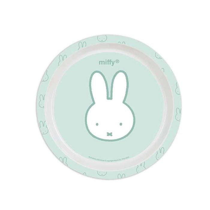 Set De Platos Cubiertos Y Vaso Safta Miffy Menta 260x260x90 mm 8 Set De Platos Cubiertos Y Vaso Safta Miffy Menta 260x260x90 mm 8