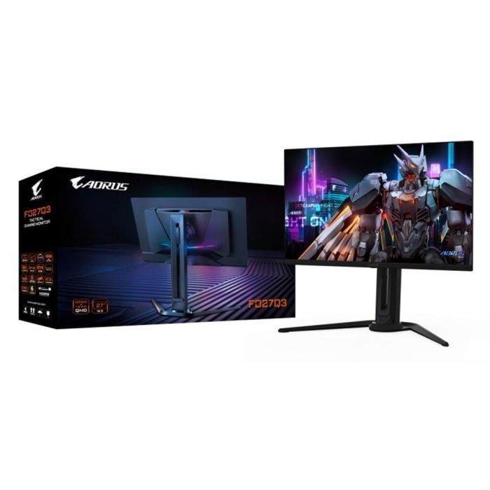 GIGABYTE FO27Q3 Monitor Gaming OLED 27" QHD (2560x1440) 360Hz 0.03ms con AMD FreeSync Premium Pro HDR400 Negro GIGABYTE FO27Q3 Monitor Gaming OLED 27" QHD (2560x1440) 360Hz 0.03ms con AMD FreeSync Premium Pro HDR400 Negro