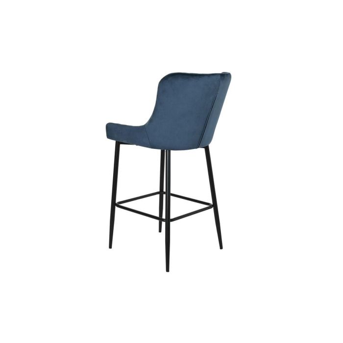 Taburete DKD Home Decor Azul marino Metal 47 x 58 x 96,5 cm 1 Taburete DKD Home Decor Azul marino Metal 47 x 58 x 96,5 cm 1
