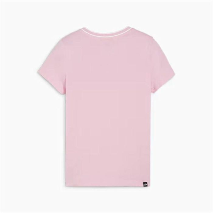 Camiseta de Manga Corta Infantil Puma Squad Rosa Camiseta de Manga Corta Infantil Puma Squad Rosa