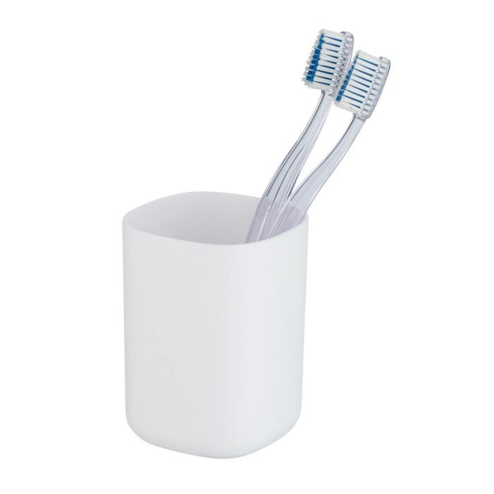 Wenko Vaso para cepillo de dientes davos blanco mate 24828100 1