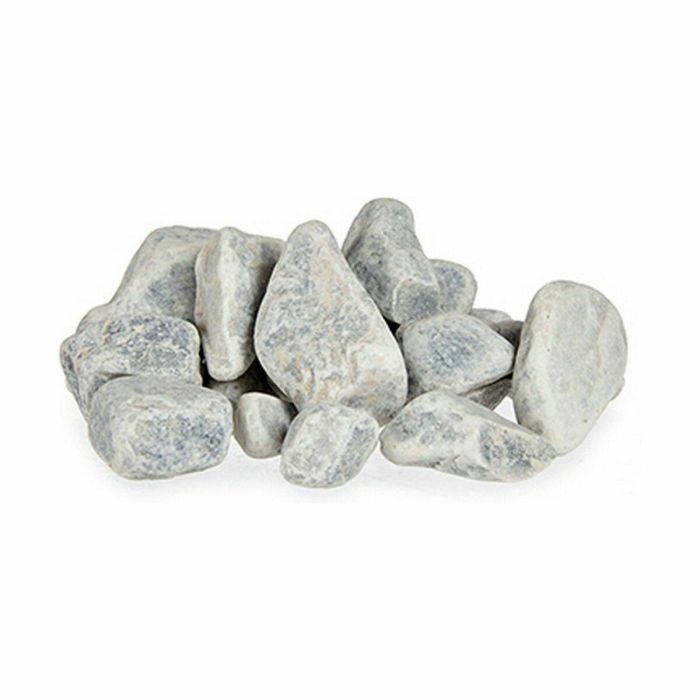 Piedras Decorativas Ibergarden 2KG-CR-GRIS CLARO Gris claro 2 Kg (6 Unidades) 1