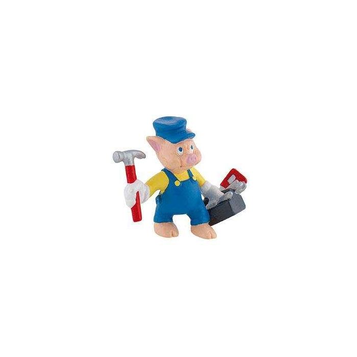 Figura cerdito con martillo 7 cm 1 Figura cerdito con martillo 7 cm 1