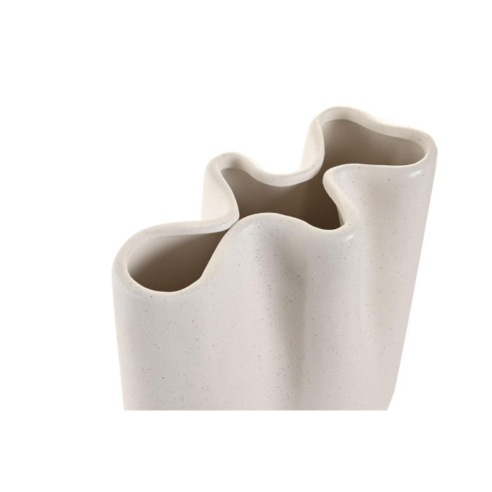 Jarron Scandi DKD Home Decor Blanco 12 x 23.5 x 19.5 cm (4 Unidades) 1