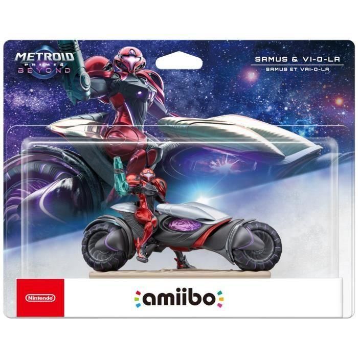 Figura Amiibo - Samus y Vai-O-La Colección Metroid 0 Figura Amiibo - Samus y Vai-O-La Colección Metroid 0
