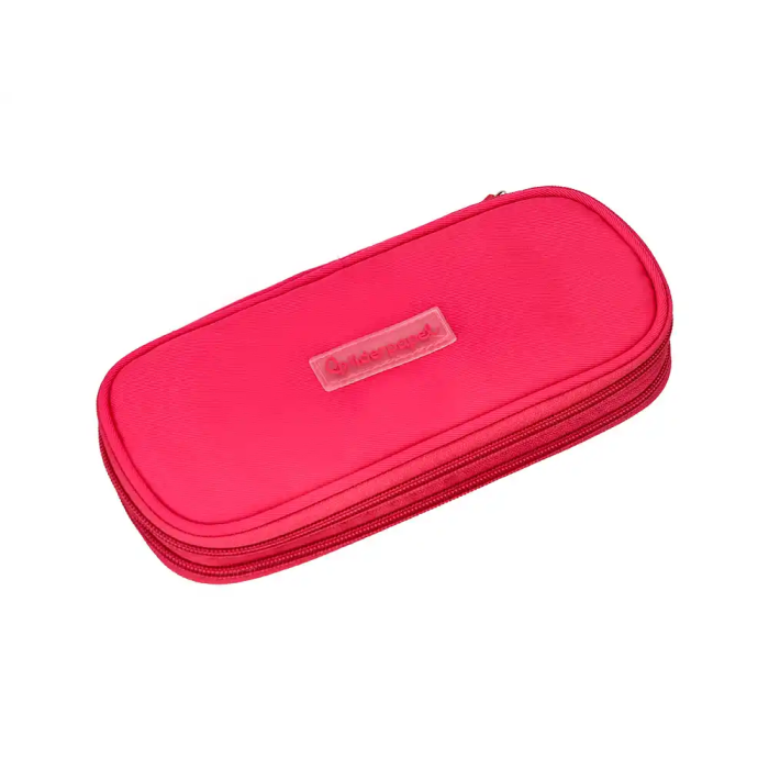 Liderpapel Estuche Portatodo Color Pop con Compartimento Extensible, 2 Cremalleras, Rosa Fucsia, 230x60 mm 3