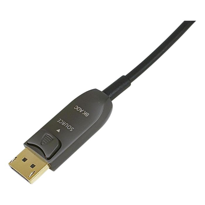 Equip Cable Displayport 1.4 AOC 119443 Macho-Macho 8K 60Hz 4K 120Hz HDR DSC 30 Metros Negro 2