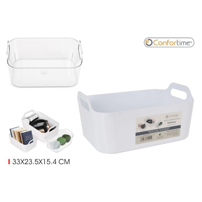 Cesta de Ordenación Multi Confortime 33x23.5x15.4 cm (12 Unidades)