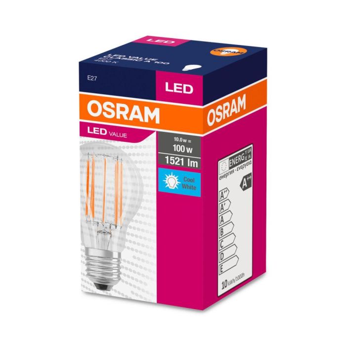 [LVE-4052899326873] Ledvance/Osram Bombilla LED "Classic" E27 8,5W 806Lm 6500K 200º IP20 1