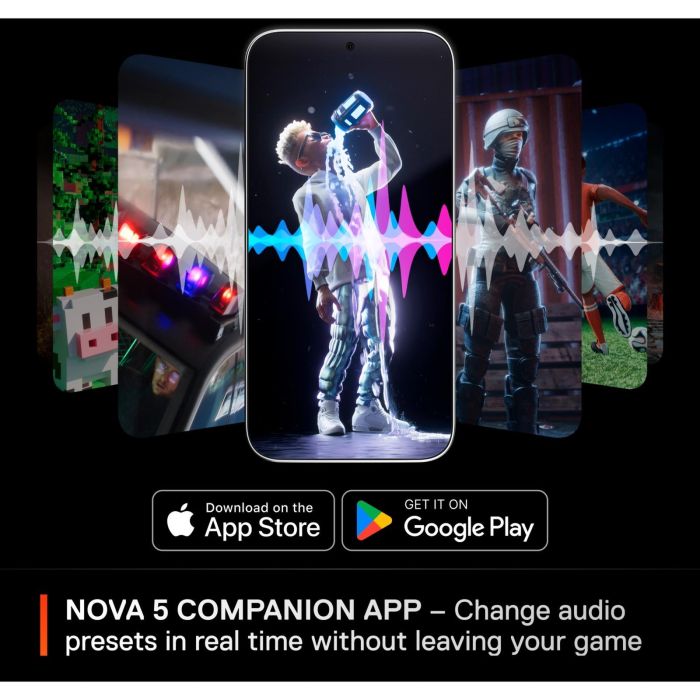 Steelseries STE5707119053266 Auriculares inalámbricos para juegos Arctis Nova 5X Negro, ClearCast 2.0, 36 horas de batería 2 Steelseries STE5707119053266 Auriculares inalámbricos para juegos Arctis Nova 5X Negro, ClearCast 2.0, 36 horas de batería 2