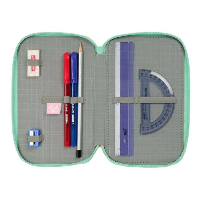 Safta Plumier Triple 37 Pcs Glowlab "Amazing" 12,5x19,5x5,5cm 2