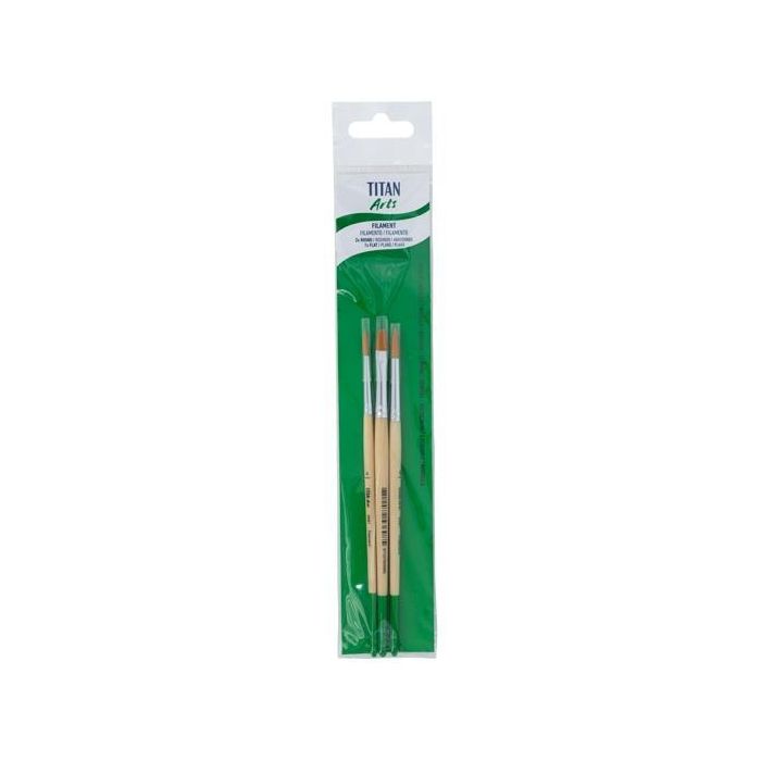 Titan Arts Set De Pinceles 81-4-6,84-8 Set 3 Ud
