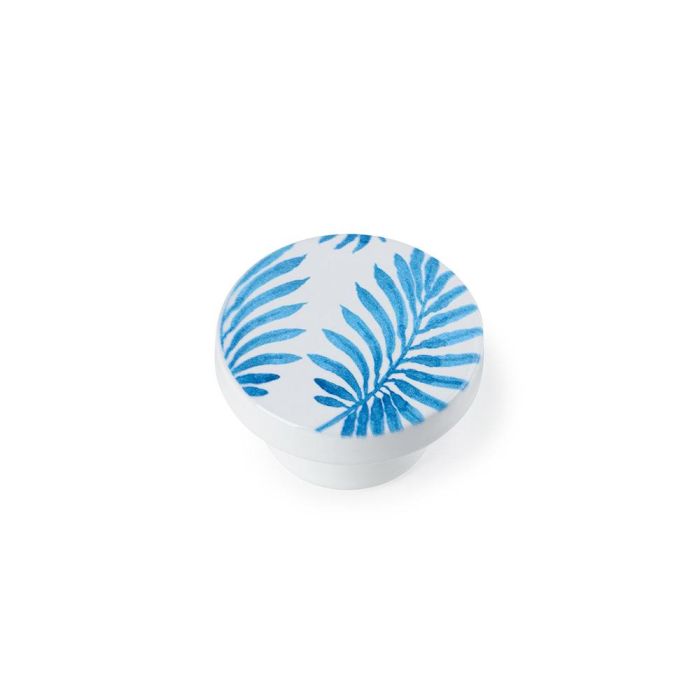 Rei Pomos redondos para mueble madera haya acabado azul mod. e295 Ø38mm - Pack de 2 Rei Pomos redondos para mueble madera haya acabado azul mod. e295 Ø38mm - Pack de 2