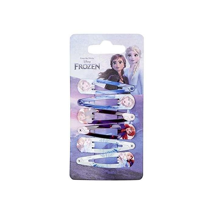 Accesorios pelo clips 6 piezas frozen 2 8.0 x 13.0 x 1.0 cm