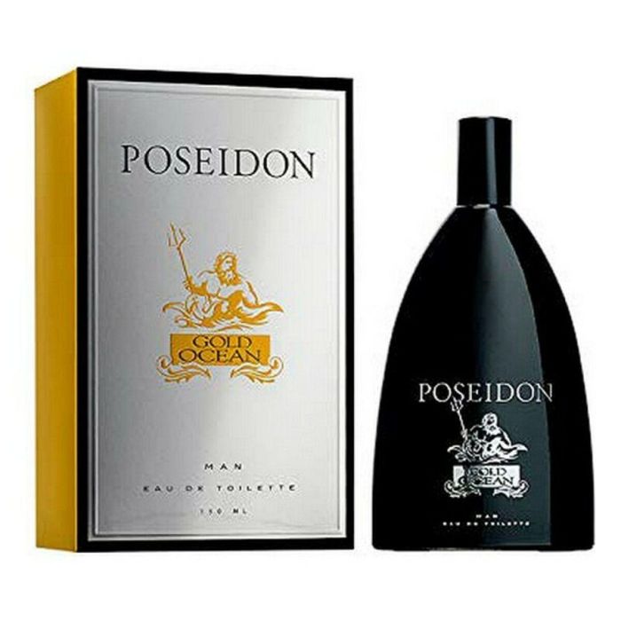 Poseidon Gold Ocean For Men Eau de Toilette Vaporizador para Hombre 150 ml - Fragancia Oriental Amaderada con Estela Duradera y Seductora